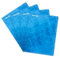 MINTRA lot de 4 Cahiers 90gm agrafés en Couverture Carton 24x32 cm Grands Carreaux SEYES (96 pages, Bleu)