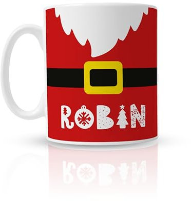 Pink Positive Santa Mug Christmas Gift | Xmas Mug | Kids Christmas Mug