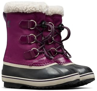 Sorel Yoot Pac Nylon WP wasserdichte Schneestiefel, Wild Iris, Dark Plum, 30.5 EU