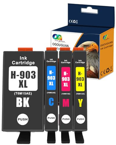 Caidi 903XL Chip Update kompatibel mit HP 903XL 903 XL Tintenpatrone für HP Officejet Pro 6950 6960 6970 All-in-One Drucker