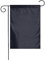 Bandiera da giardino Colore solido nero Stampe Bandiere decorative principalmente per patii, giardini, vasi da fiori, terrazza, balcone. 30,5 x 45,7 cm