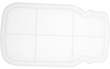 HOODANCOS 2pcs Flexible Silicone Mason Jar Shape Mold Moulds Candle Holder Plate Craft Casting