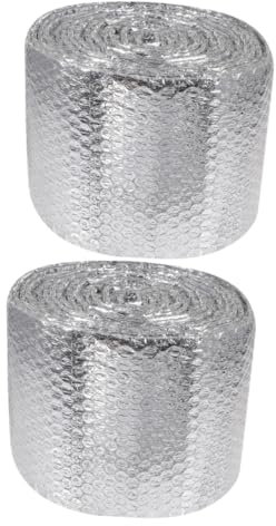 Hemobllo 2 Rolls Insulation for Water Pipe Insulation Foil Roll Wrap Bubble for Rv