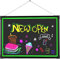 Panneau Led Panneau D'affichage De Message Enseigne Lumineuse Personnalisable Avec 8 Marqueurs De Couleur Modes De Clignotement Tableau D'affichage Télécommandé