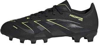 adidas Unisex niños Predator League Multi Ground Football Boots Kids, Core Black/Carbon/Lucid Lemon, 30 1/2 EU