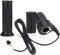 Ebike Throttle, 1 Pair 3 Wires Universal Electric Bike E-Bike Twist Throttle Handle Right Scooter Speed Control Twist Throttle with Cable for 22.5mm Handlebar