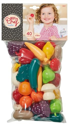 Jouets ECOIFFIER - Sachet légumes - 997 - Jeux DE Imitation pour Enfant - + 18 Mois - Fabriqué en France, Multicolore # 8
