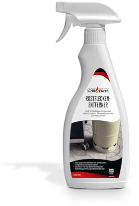 Grillfürst Rostflecken-Entferner, 500 ml - Aktiv-Reiniger mit Tiefenwirkung