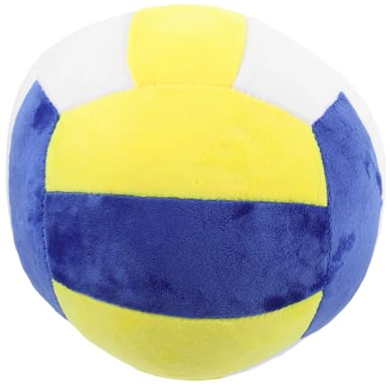TOPBATHY Funny Volleyball Decor Pillow Plush Sports Ball Pillow Volleyball Fan Kawaii Design
