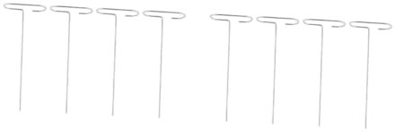 Sosoport 2 Sätze Blumenständer Für Grüne Pflanzen Pflanzenhalter Pflanzenständer Indoor Anlage Weiße Hortensie Zimmerpflanzen Halter Für Kletterpflanzen Metallregal Für Pflanzen 4 Stück * 2