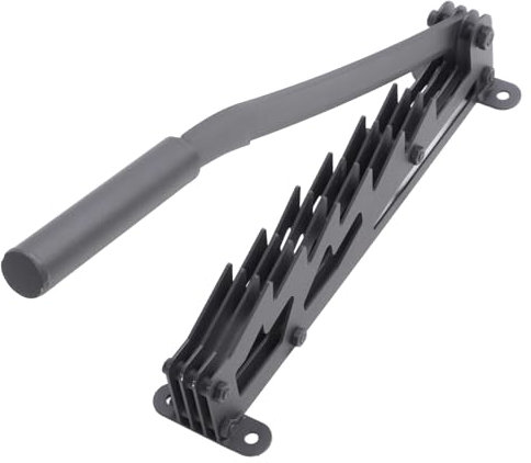 Wall Mounted Wood Splitter, Portable Manual Firewood Log Splitter Heavy Duty Wood Cracker Kindling Cutter for Camping, Household, Indoors, Outdoors, 22.4x4.7in (Black)