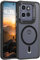 Telaso Cover per Motorola Edge 50 Neo, Compatibile con MagSafe, Traslucida Sottile Custodia Moto Edge 50 Neo, Antiurto Anti-impronta Antigraffio, Protezione Completa Della Fotocamera, Nero