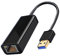Tofficu Usb Ethernet Adapter Adapter Laptop Accessory Usb Ethernet Converter Abs Black