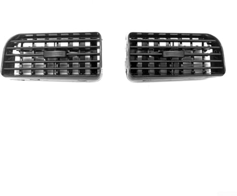 Wodsty Diffusore Girevole per Griglia Centrale per Fiat Linea, Grande Punto e Doblo MK2, Nero ABS, Confezione da 2