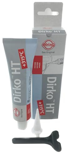 DIRKO HT Dichtmasse ELRING 70ml grau bis 315° Grad Silikon Motor Ölwanne Getriebe