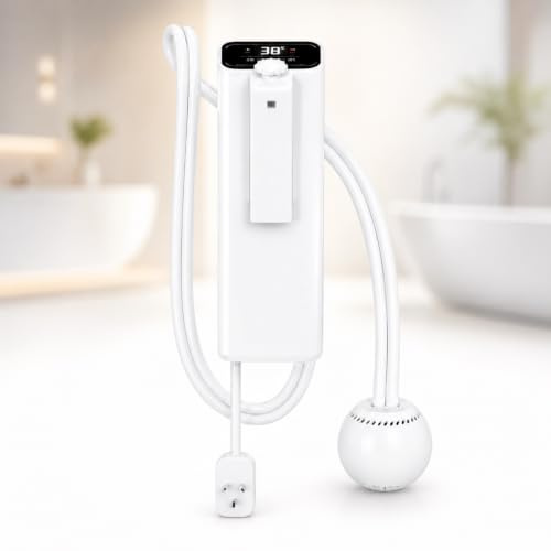 Calentador De Agua De Inmersión Para Bañera De 1200W, Termostato Específico Para El Baño, Control De Temperatura De 30 A 42°C, Control Remoto, Protección Contra Sobrecalentamiento