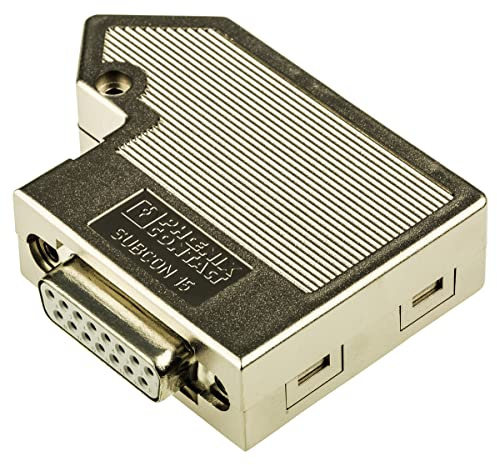 PHOENIX CONTACT SUBCON 15/F-SH D-SUB-Busstecker, 15 Polzahl, Eine Kabelzuführung unter 35°, Universaltyp für alle Systeme