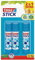 tesa Colla Stick Promo, Colla Attacca e Stacca per Carta e Cartone, Senza Solventi ed Ecologica, 3 x 10 g- Blu