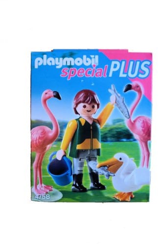 PLAYMOBIL 4758 Tierpfleger mit exotischen Vögeln