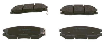 Bosch BP1122 - Brake Pads Car Front Axle - 1 Set of 4 Pads | Bosch Quality - Reduced Noise and Dust - ECE-R90 Certified - Copper-Free