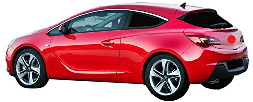 Solarplexius Auto-Sonnenschutz Scheiben-Tönung passgenau für Opel Astra J GTC 3 Türer Bj. 2012-18 Komplettsatz Keine Folie
