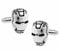 Beaux Bijoux Silver IronMan Super Hero Design Cufflink Men's Jewelry Shirt Cuff Link Fashion Party Wedding Gift