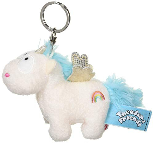 NICI Einhorn-Schlüsselanhänger Bean Bag Rainbow Flair, 10 cm