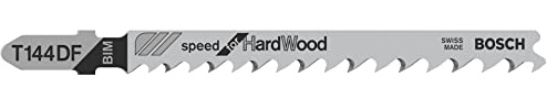 Bosch 2 608 636 222 – HM-Stichsägeblatt T 144 DF – Speed for Wood Hard (Pack von 3)