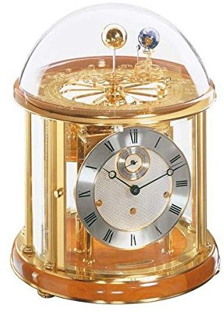Kaminuhr HERMLE Kirschbaum silber 35cm