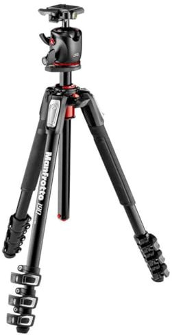 Manfrotto Trépied en Aluminium 190° avec 4 Sections et rotule XPRO