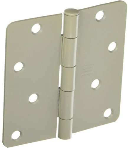 Stanley Hardware Charnière de porte 4 po 1/4 Rc Blanc 830219