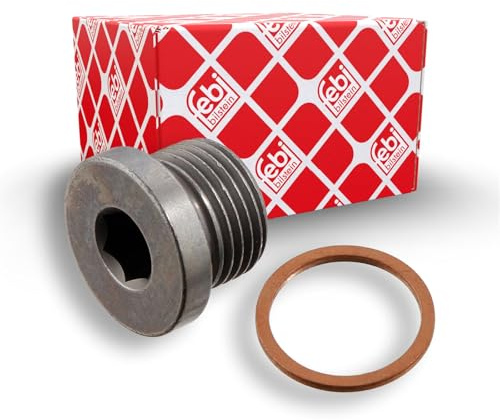 febi bilstein 48895 Ölablassschraube mit Dichtring , 1 Stück | Kompatibel mit: BMW 1, 1, 3, 3 Cabriolet, 3 Coupe, 5, 5, 5 Gran Turismo, 5 Touring, 5 Touring, 6, 6 Cabriolet, 6 Cabriolet