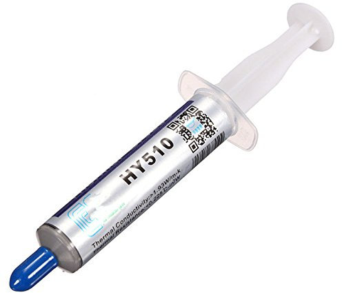 Halnziye Chivs86 PC Cooling® HY510 Grey Silicone Thermal Grease Paste Compound for CPU VGA GPU XBOX PS (5G Syringe Tube)