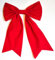 CaPiSo 4 Stück SET Velourschleifen ROT 20x30cm Weihnachtsbaum Geschenkschleifen Weihnachtsschleifen Samtschleifen Velour Adventsgesteck
