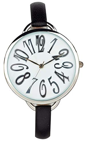 Eton Womens Analogue Classic Quartz Watch with Leather Strap 3200L-BK