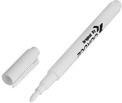 Weiße Kreidestifte, Flüssigkreide-Marker, Flüssigkreide-Stift für Whiteboard, Tafel, Tafel, Menü, Glas, Fenster, feucht abwischbar, nicht permanent