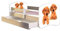Kinderbett Jugendbett mit einer Schublade und Matratze Sonoma mit Rausfallschutz Lattenrost ACMA II 140x70 160x80 180x80 (39 Welpen, 180x80 + Bettkasten)