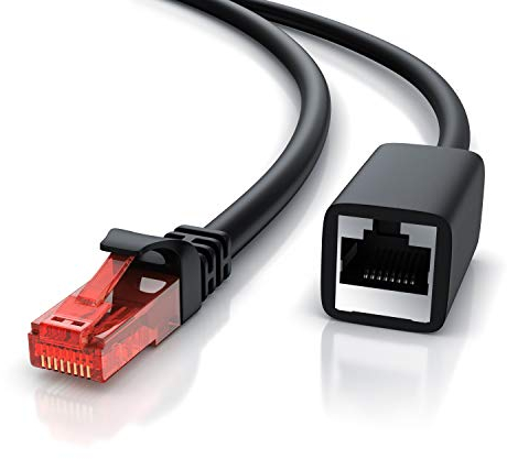 3m - Netzwerkkabel Verlängerung Ethernet Gigabit Lan RJ45 - 10 100 1000Mbit s - Patchkabel - kompatibel zu CAT.5 CAT.5e CAT.6 CAT.7 - Switch Router Modem Patchpannel Access Point Patchfelder