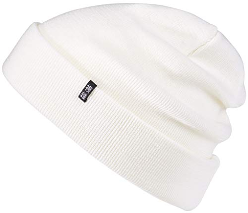 Enter the Complex® Winter Mütze, Warme Woll Beanie, 100% Merino, Damen und Herren, Weiß