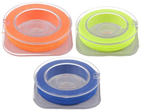 Inzopo - Filo di fissaggio in cotone, per asta da pesca e occhiello, 3 pezzi