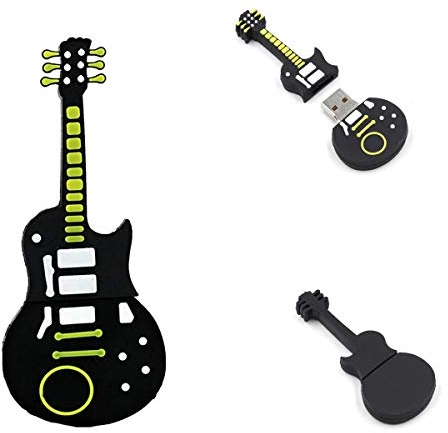 Unidad flash USB de 16 GB, memoria USB para guitarra, unidad flash novedosa, unidad flash de 16 GB (guitarra eléctrica)