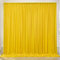 Faltenfreier, gelber Hintergrund für Partys, Polyester-Fotohintergrund, Vorhänge, 2 Paneele, 1,5 x 3 m, für Hochzeit, Geburtstag, Fotografie, Hintergrund, Babyparty, Dekoration, 3 x 3 m