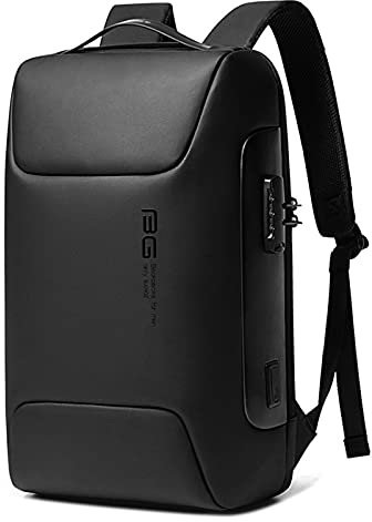 OZUKO Zaino Antifurto Zaino Per PC Portatile,Zaino da Uomo Impermeabile con Cavo di Ricarica USB, Borsa Anti Borseggio per Scuola, Lavoro, Business e Viaggio (Nero1)