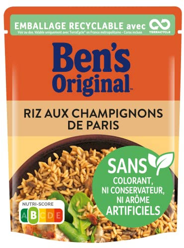 BEN'S ORIGINAL Riz Express 2min aux Champignons 250g