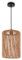 Paco Home Pendelleuchte Esstisch Papier Boho Hängelampe Esszimmer Lampe E27 Hängeleuchte Rattan, Farbe:Natur (Ø25cm), Leuchtenart/Farbe:Pendelleuchte - Schwarz