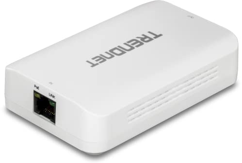 TRENDnet, TPE-BE200, 2-Port PoE++ Extender - 1 Eingang, 2 Ausgänge, Erweitert auf bis zu 200 m (656 Fuß), Daisy Chain 4 Einheiten für 500 m (1640 Fuß), Schwarz