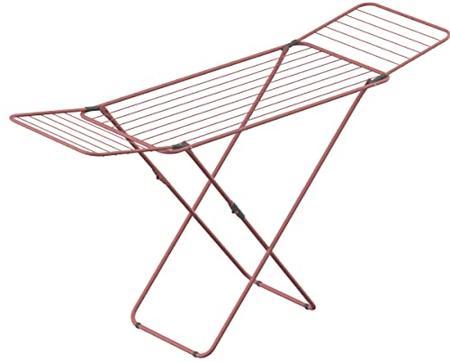 Rörets Wäscheständer Sussi Rosé – verriegelbare Flügel – Sicherheitssperre – 52x176x96cm – 18 m Trockenfläche - Design und Qualität von Schwedens stärkster Trockenständermarke