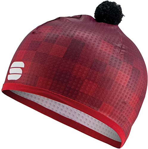 Sportful 0422534-605 Squadra Light Unisex Adult Hat RED Wine/RED Rumba Uni