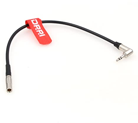 DRRI DIN 1.0/2.3 & Tentacle Sync E External Timecode Cable for Canon R5C and Zoom F6/ Atomos Ultra Sync One TCG