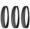 2360 mm / (6 mm, 12 mm, 15 mm) / 0,5 mm / (4) T, 6 t) Bandsäsäslade for Bandsägen Basa 3 Scheppach 3pcs STORKY (Color : 2360x12x0.5mm 6T)